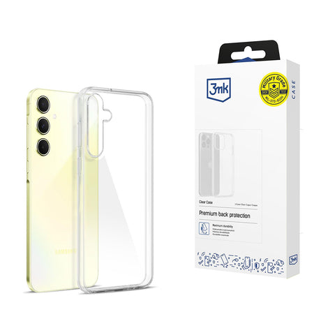 Husa de protectie 3mk Clear compatibil cu Samsung Galaxy A55 5G, Transparent