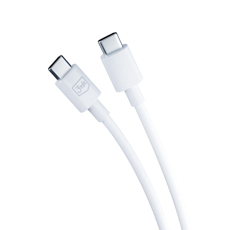 Incarcator 3mk Hyper, USB-C Cable Included, Type-C Port, PD25W, GaN Technology, Alb