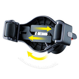 Suport 3mk Memo Hug, for Air Vent, One-Handed Operation, Vertical/Horizontal Rotation, 4.5 - , Negru