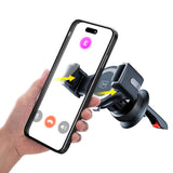 Suport 3mk Memo Hug, for Air Vent, One-Handed Operation, Vertical/Horizontal Rotation, 4.5 - , Negru