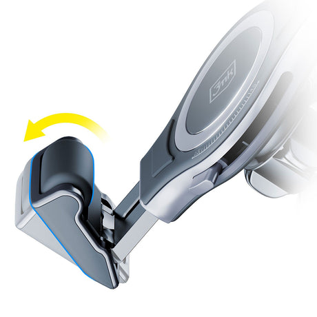 Suport 3mk Memo Hug, for Air Vent, One-Handed Operation, Vertical/Horizontal Rotation, 4.5 - , Negru