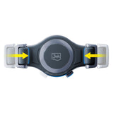 Suport 3mk Memo Hug, for Air Vent, One-Handed Operation, Vertical/Horizontal Rotation, 4.5 - , Negru