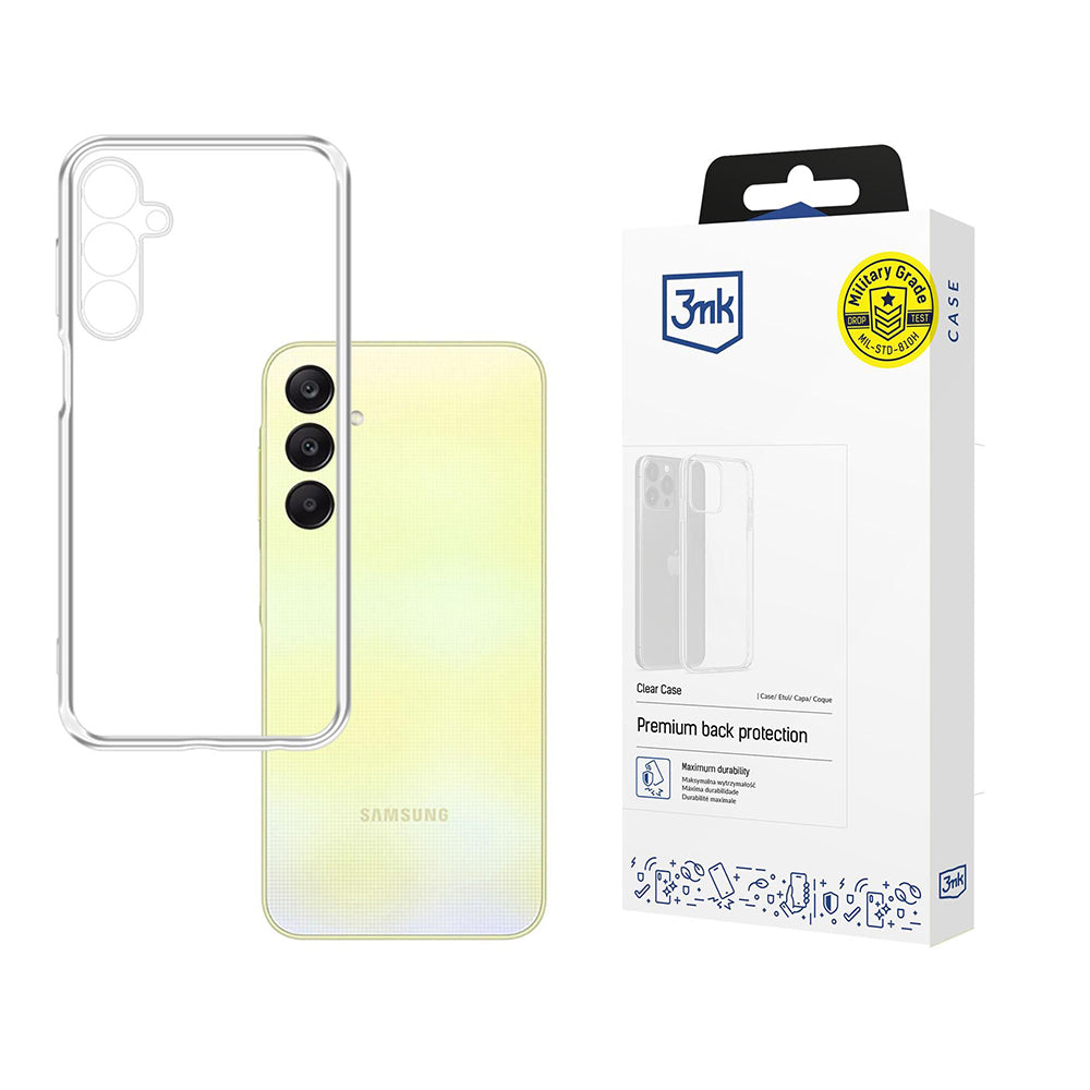 Husa de protectie 3mk Clear compatibil cu Samsung Galaxy A25 5G, Transparent