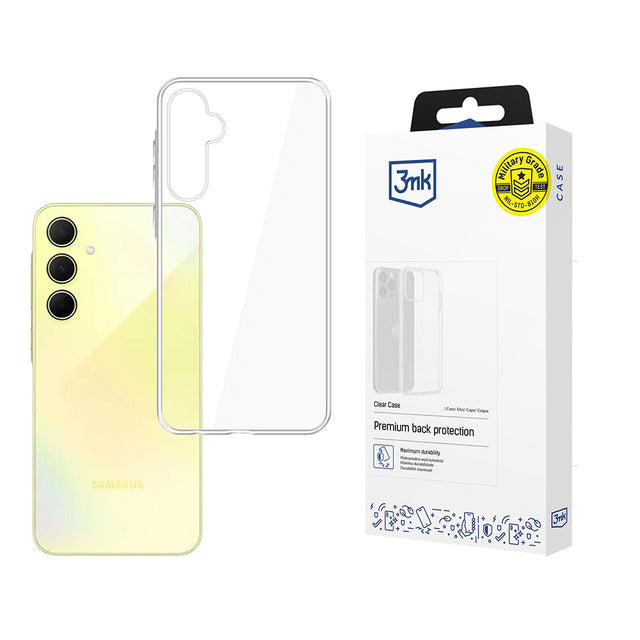 Husa de protectie 3mk Clear compatibil cu Samsung Galaxy A35 5G, Transparent
