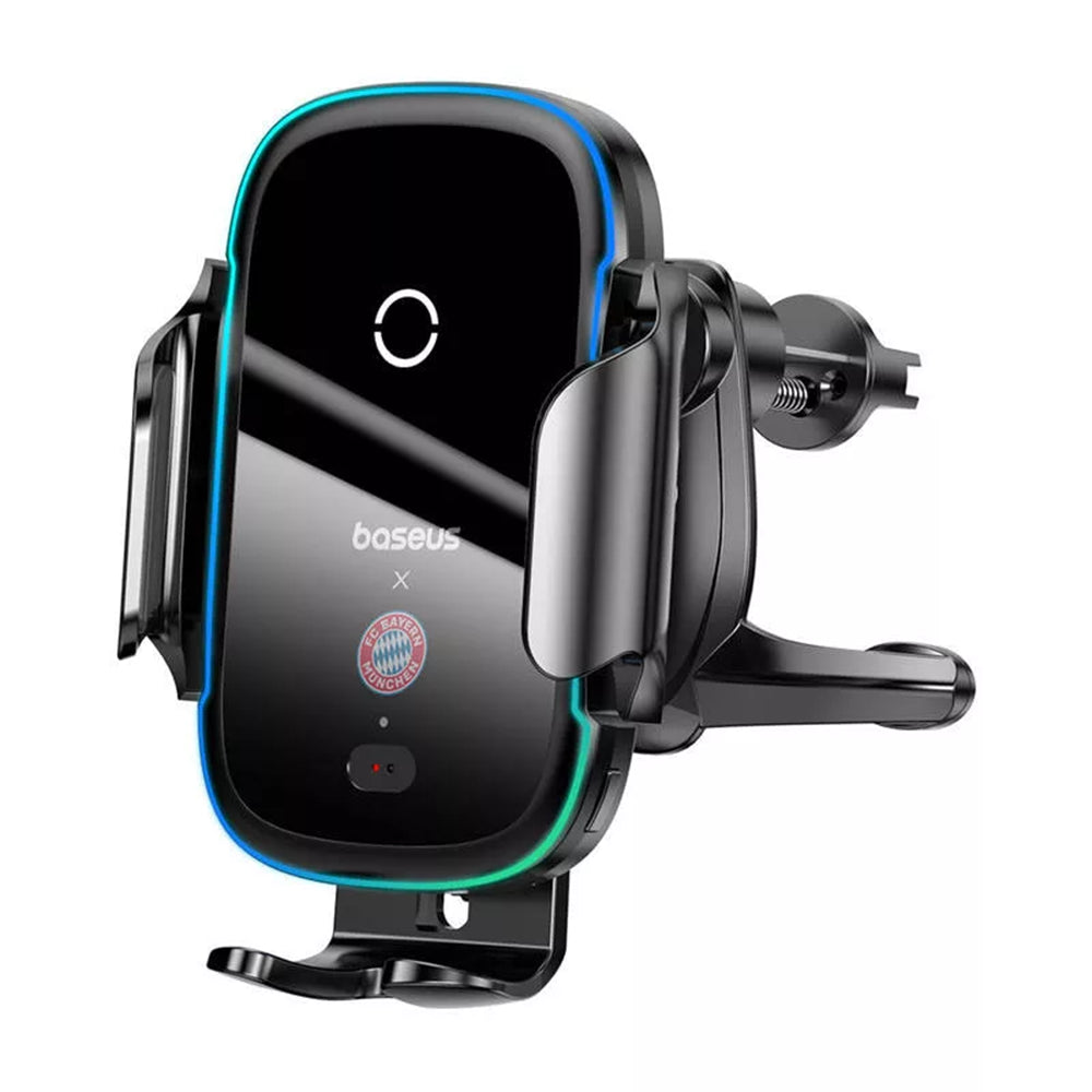 Suport Baseus with Wireless Charging (C40344000113-Z1), for Air Vent, Windshield and Dashboard, 4.7-6.5 inch, Gri
