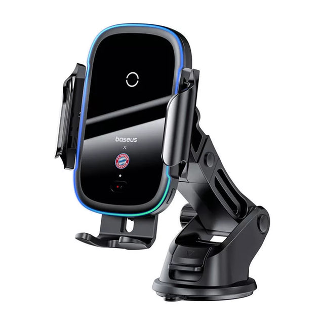 Suport Baseus with Wireless Charging (C40344000113-Z1), for Air Vent, Windshield and Dashboard, 4.7-6.5 inch, Gri