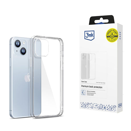 Husa de protectie 3mk Clear compatibil cu iPhone 14, Transparent