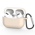 Casti Techsuit Silicone Case, for AirPods Pro 3, Smooth Ultrathin Material, Crem