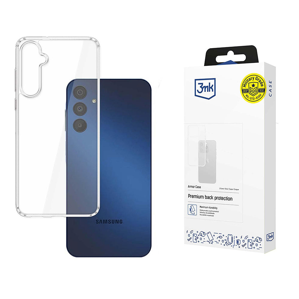 Husa de protectie 3mk Armor compatibil cu Samsung Galaxy A16 4G, Transparent