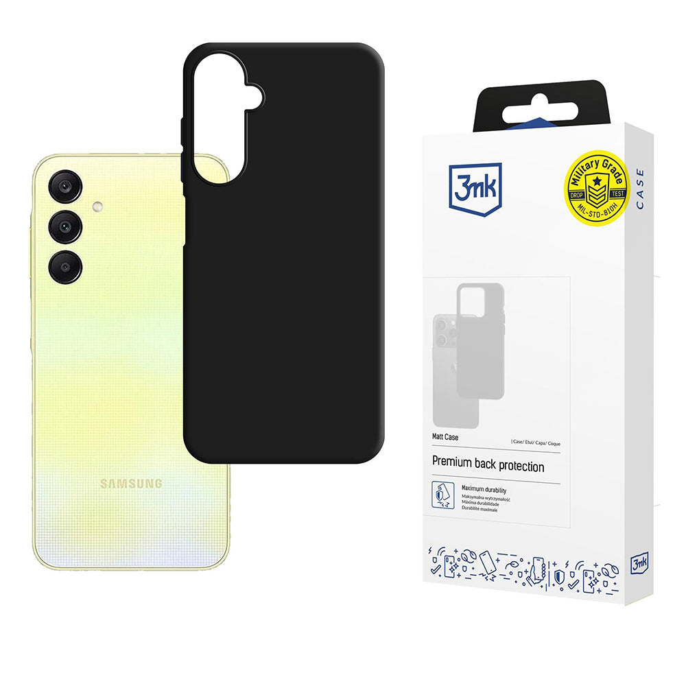 Husa de protectie 3mk Matt compatibil cu Samsung Galaxy A26 5G, Negru