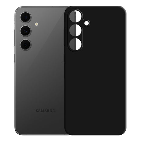 Husa de protectie 3mk Silicone compatibil cu Samsung Galaxy S24 FE, Negru