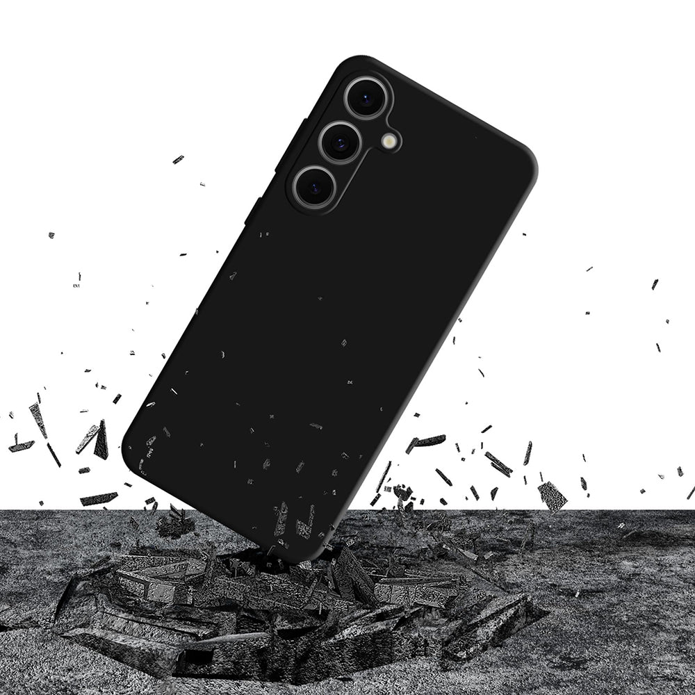 Husa de protectie 3mk Silicone compatibil cu Samsung Galaxy S24 FE, Negru