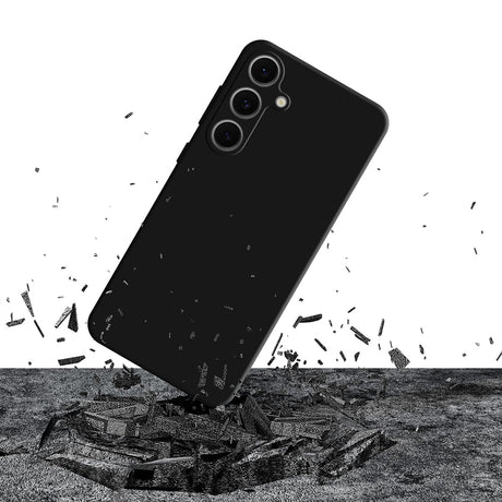 Husa de protectie 3mk Silicone compatibil cu Samsung Galaxy S24 FE, Negru