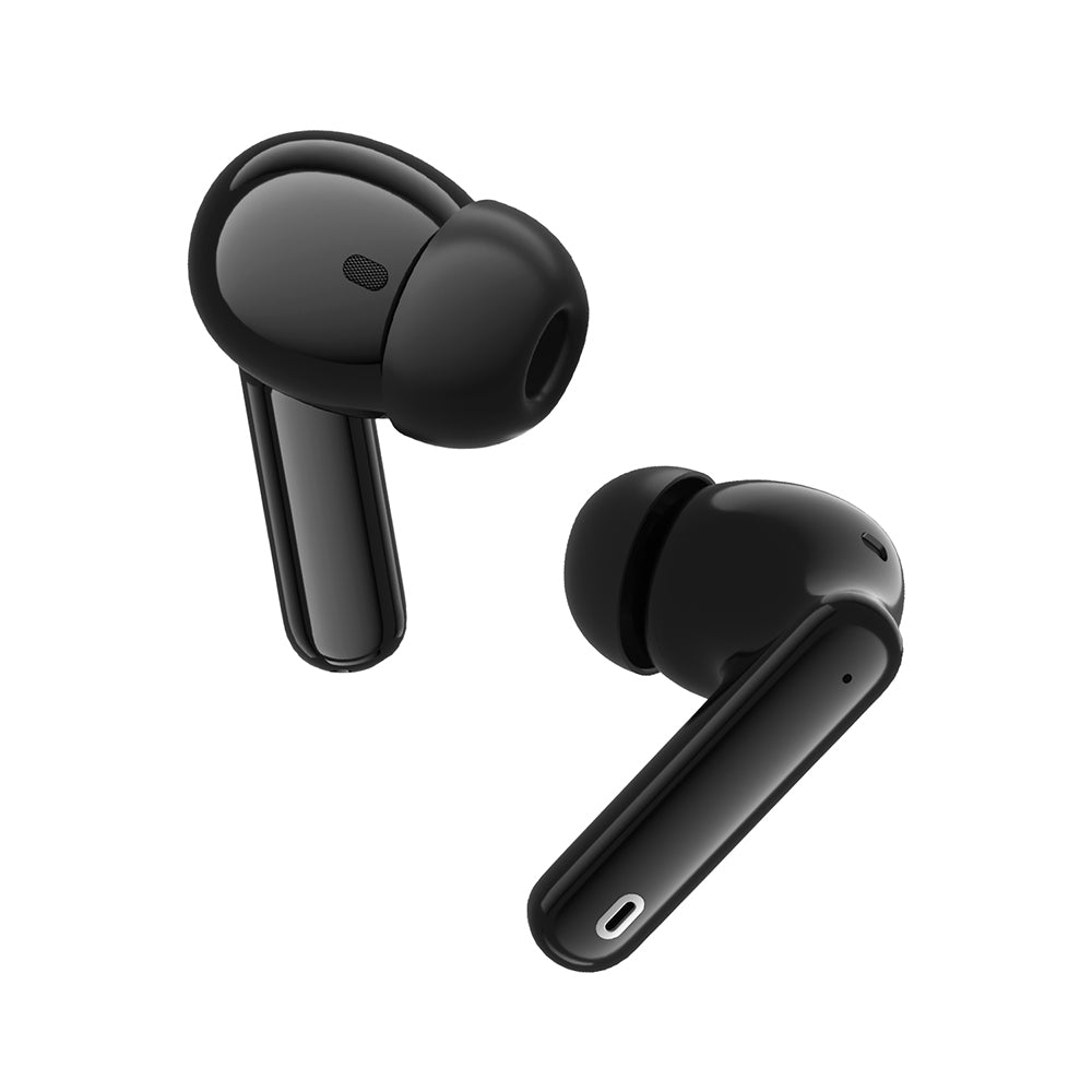 Casti Wireless, In-ear, 300mAh, USB-C, Tehnologie ANC, Control Tactil - Techsuit Audira Pro (CW1) - Black