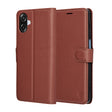 Husa de protectie Techsuit Leather Folio compatibil cu Samsung Galaxy A07 4G, Maro
