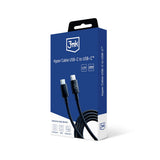 Cablu 3mk Hyper, UBS-C to USB-C, 100W, 5A, 1.2m, Negru