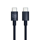 Cablu 3mk Hyper, UBS-C to USB-C, 100W, 5A, 1.2m, Negru