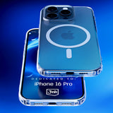 Husa de protectie 3mk MagCase compatibil cu iPhone 16 Pro, Transparent