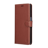 Husa de protectie Techsuit Leather Folio compatibil cu Samsung Galaxy A07 4G, Maro
