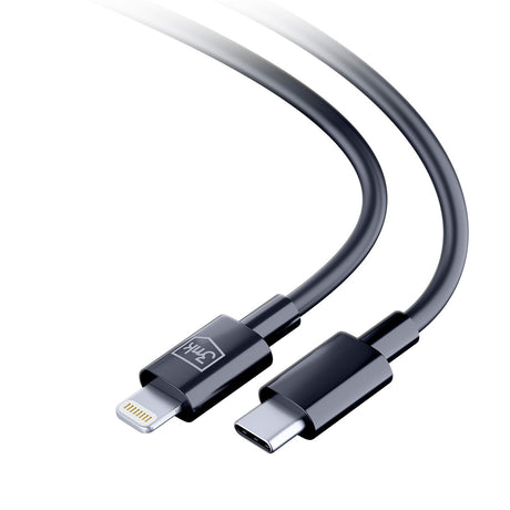 Cablu 3mk Hyper, USB-C to Lightning, 20W, 5A, 1.2m, Negru
