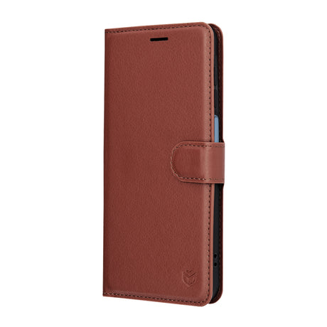 Husa de protectie Techsuit Leather Folio compatibil cu Samsung Galaxy A17 5G / A17 4G / M17 / F17, Maro