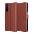 Husa de protectie Techsuit Leather Folio compatibil cu Samsung Galaxy A17 5G / A17 4G / M17 / F17, Maro