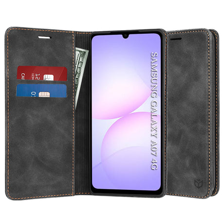 Husa de protectie Techsuit Confy compatibil cu Samsung Galaxy A07 4G, Negru