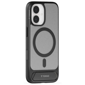 Husa de protectie Torras Pstand compatibil cu iPhone 17, Negru