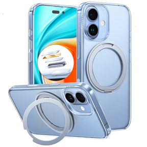 Husa de protectie Torras Ostand Pro MagSafe Series compatibil cu iPhone 17, Transparent