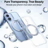 Husa de protectie Torras Ostand Pro MagSafe Series compatibil cu iPhone 17, Transparent