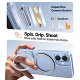 Husa de protectie Torras Ostand Pro MagSafe Series compatibil cu iPhone 17, Transparent