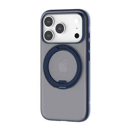 Husa de protectie Torras Ostand R Fitness Series compatibil cu iPhone 17 Pro, Bleumarin