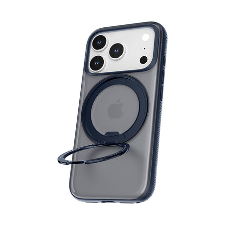 Husa de protectie Torras Ostand R Fitness Series compatibil cu iPhone 17 Pro, Bleumarin