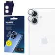 Folie de protectie 3mk Hardy Lens Protection Pro compatibil cu iPhone 17, Argintiu