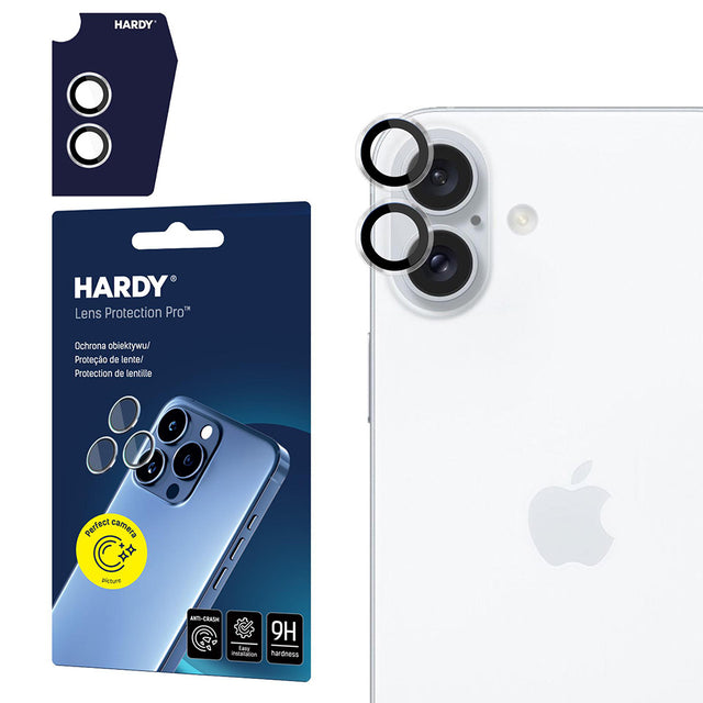 Folie de protectie 3mk Hardy Lens Protection Pro compatibil cu iPhone 17, Transparent
