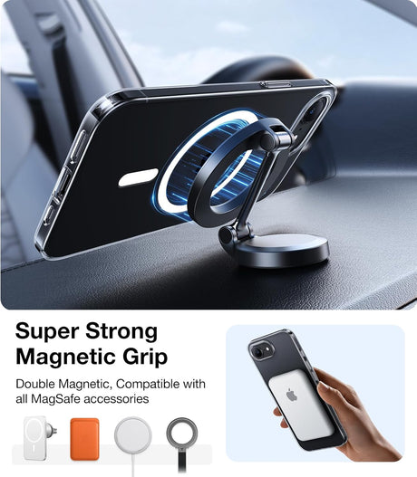 Husa de protectie Torras SlimFit MagSafe Series compatibil cu iPhone 17, Negru