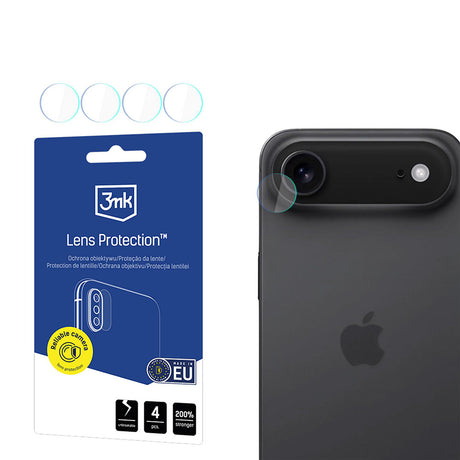 Folie de protectie 3mk Lens Protection (set de 4) compatibil cu iPhone 17 Air, Transparent