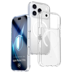 Husa de protectie 3mk Armor MagCase compatibil cu iPhone 17 Pro, Transparent
