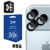 Folie de protectie 3mk Lens Protection Pro compatibil cu iPhone 17 Pro / iPhone 17 Pro Max, Negru