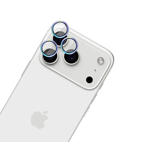 Folie de protectie 3mk Hardy Lens Protection Pro compatibil cu iPhone 17 Pro / iPhone 17 Pro Max, Curcubeu