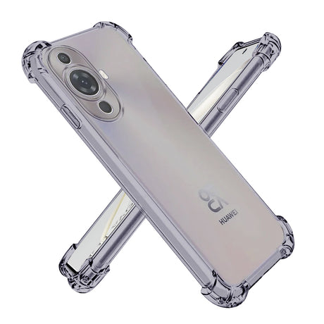 Husa de protectie Techsuit Shockproof Clear Silicone compatibil cu Huawei nova 11 / nova 12s, Negru Fumuriu