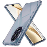 Husa de protectie Techsuit Shockproof Clear Silicone compatibil cu Honor 200 Pro, Negru Fumuriu