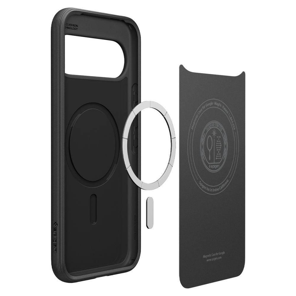 Husa de protectie Spigen Caseology Parallax MagSafe (ACS09708) compatibil cu Google Pixel 10 / 10 Pro, Negru Mat