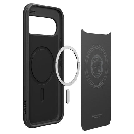 Husa de protectie Spigen Caseology Parallax MagSafe (ACS09708) compatibil cu Google Pixel 10 / 10 Pro, Negru Mat