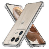 Husa de protectie Techsuit Shockproof Clear Silicone compatibil cu Motorola Edge 50 Ultra, Transparent