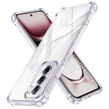Husa de protectie Techsuit Shockproof Clear Silicone compatibil cu Oppo Reno12 Pro, Transparent