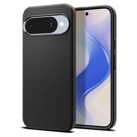 Husa de protectie Spigen Liquid Air cu inel magnetic (ACS09695) compatibil cu Google Pixel 10 / 10 Pro, Negru Mat