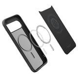 Husa de protectie Spigen Liquid Air cu inel magnetic (ACS09695) compatibil cu Google Pixel 10 / 10 Pro, Negru Mat