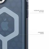 Husa de protectie UAG Essential Armor MagSafe compatibil cu iPhone 17, Cloud Blue