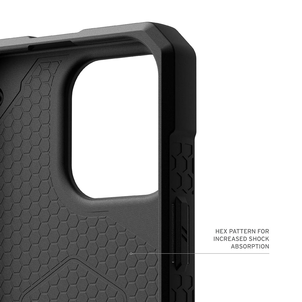 Husa de protectie UAG Monarch Pro compatibil cu iPhone 17 Pro, Kevlar Black